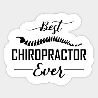 Best Chiropractor Sticker